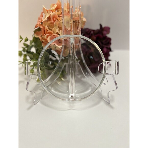 Vintage Clear Glass Divided Relish/Candy/condiment w/ Handles - Picture 2 of 6